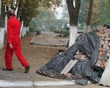 У Херсоні вкрали бруківку (фото)