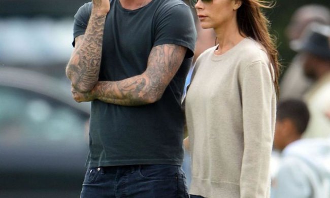 На грани развода: Дэвид Бэкхэм изменил своей жене с нелепой блондинкой