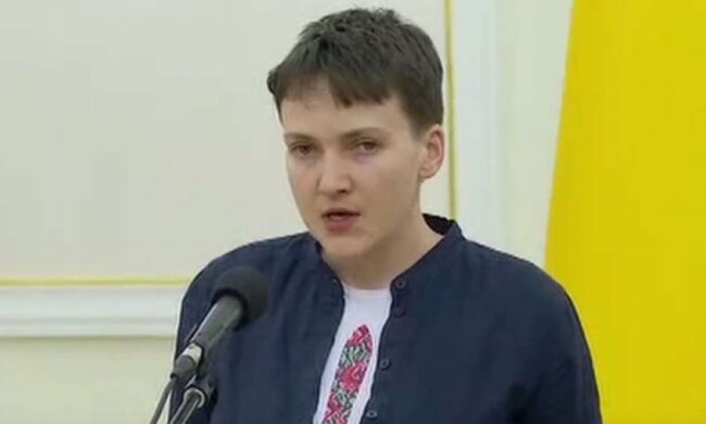 Савченко заявила, что мир наступит только после войны