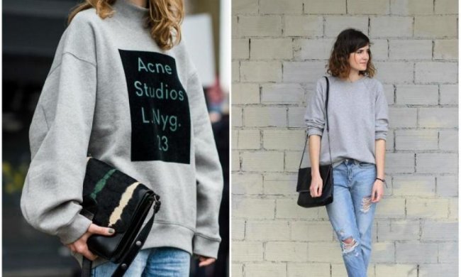 Свитшот: история создания и с чем его носить