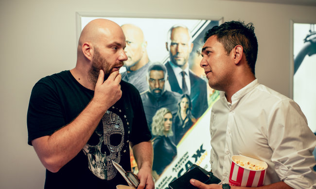 Слава Демин и Мишель Сайкали