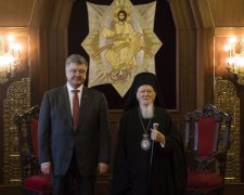 Петро Порошенко і Вселенський патріарх Варфоломій