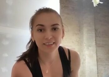 Украинка из Закарпатья. Фото скриншот с TikTok