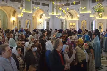 церковь, скриншот из видео