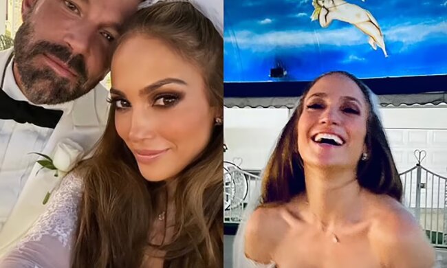 Дженніфер Лопес та Бен Аффлек одружилися, фото: On The JLo