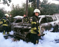 Київські пожежники влаштували "пінну вечірку" на попелищі - "Згоріли повністю..."