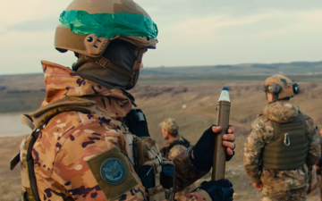 Украинский военный. Фото: скрин youtube