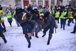 Протесты в РФ, фото: Telegram