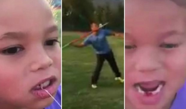 Олимпийский чемпион вырвал зуб дочке  копьем