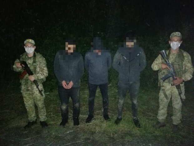 Задержание нелегалов, фото: dpsu.gov.ua