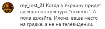 Скріншот з коментарів, instagram.com/zirkovyi_shlyah/