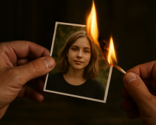 Сжигание фото, изображение: Знай.ua
