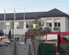 Последствия атаки БпЛА в Святошинском районе Киева 29 августа