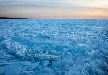 Озеро Мичиган, фото - телеграм-канал National Geographic