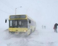 В холоде и без еды: автобус с детьми попал в снежную западню