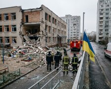 Київ школа пошкоджена обстріл розбиті вікна