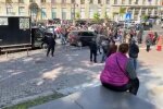 Протест против карантина под стенами Кабмина, фото: Telegram-канал PavlovskyNews