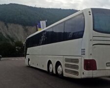 Автобус, в котором ехали туристы из Полтавы. Полтава
