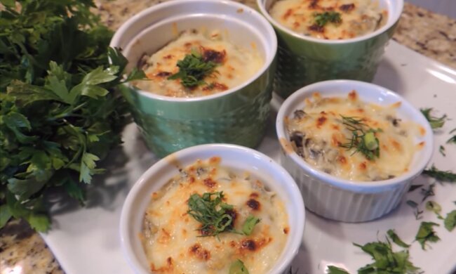 Жульєн з грибами, скріншот: YouTube