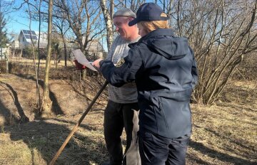 Предупреждение о курении сухостоя: фото ГСЧС