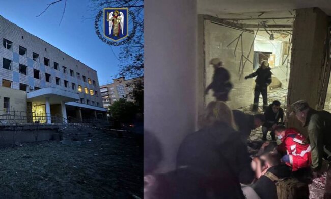 ракетный удар по Киеву 1 июня