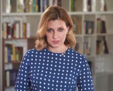 Елена Зеленская, скриншот видео