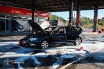 Последствия атаки российских беспилотников на АЗС в Харькове