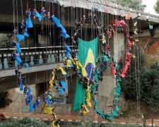 Олімпійські кільця з людей з'явилися в Бразилії