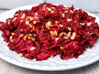 Салат из свеклы: фото скрин рецепта