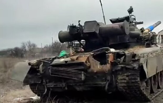 Російський танк. Фото: Youtube