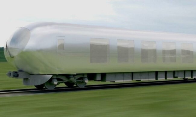 Японский архитектор создал поезд-невидимку (фото)