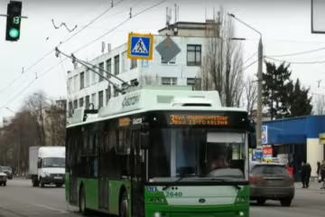 троллейбус, Харьков, скриншот из видео