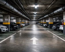 Подземный паркинг, изображение: Знай.ua