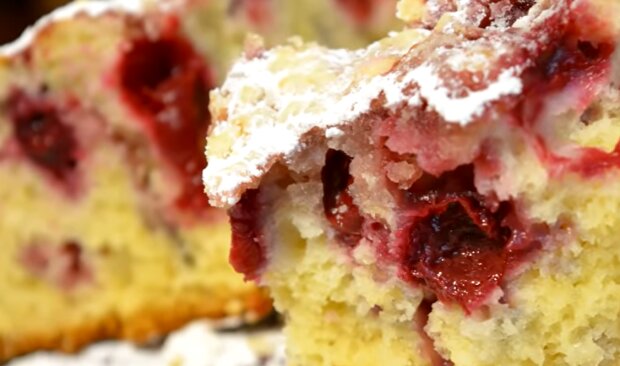 Пирог с вишнями и малиной — рецепт с фото | Рецепт | Пироги с вишней, Пирог, Вкусняшки