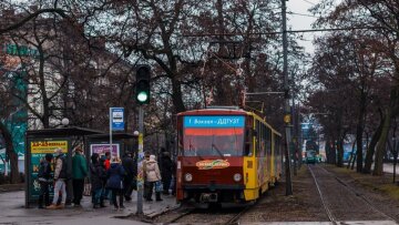 В Днепре на ходу загорелся трамвай, фото: Днепроград