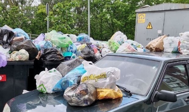 Автомобиль киевлянина превратили в мусорный бак: "За что?"