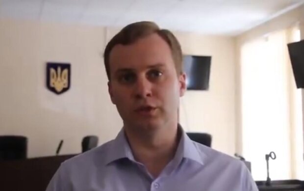 прокурор Андрій Синюк, скріншот з відео