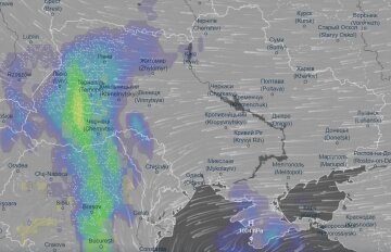 31 березня 2023 року протягом дня, скріншот: Ventusky