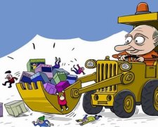 Путін-Чиполліно: свіжі карикатури від Йолкіна (фото)
