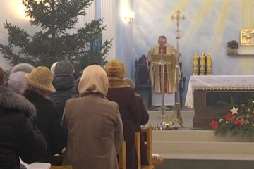 Католицьке різдво, скріншот відео