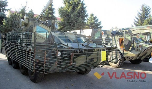 На Виннитчине устроили демонстрацию военной техники из АТО (фото)