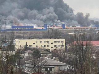 Пожежа в Маріуполі, фото: вільне джерело