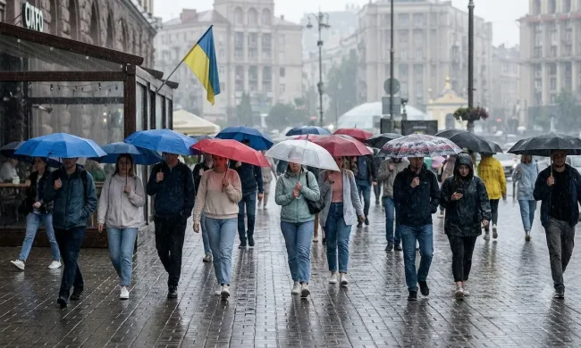 Похолодання та дощі в Україні