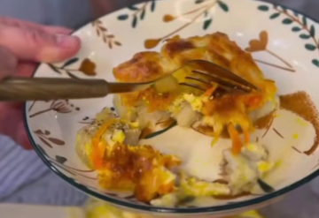 Минтай под сырной подушкой, кадр из видео