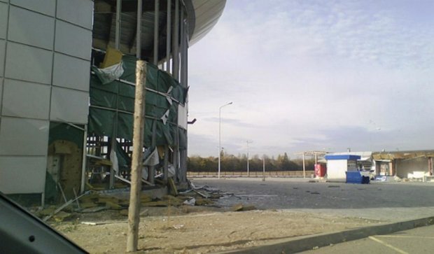 В сети показали расстрелянный автовокзал в Донецке (фото)
