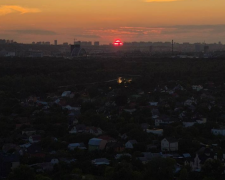 Погода, закат, фото из соцсетей