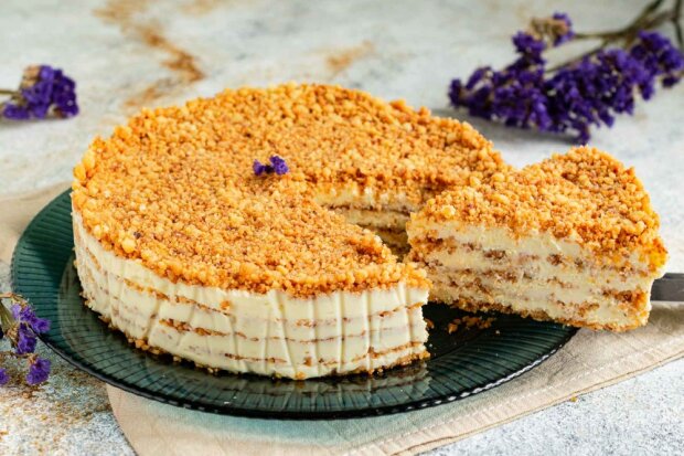 Песочный торт без духовки, фото receptisalatov