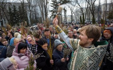 Вербна неділя: як кияни зустріли християнське свято