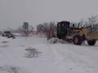 Снегопад, кадр из видео