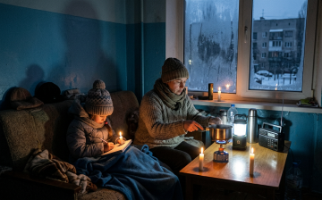 Важка зима в Україні. Фото: згенероване ШІ